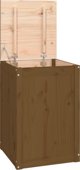 vidaXL Κουτί αποθήκευσης για ρούχα, μέλι καφέ, 44x44x66 εκ., ξύλο πεύκου