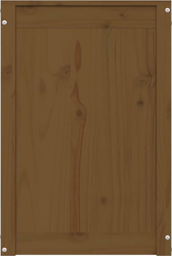 vidaXL Κουτί αποθήκευσης για ρούχα, μέλι καφέ, 44x44x66 εκ., ξύλο πεύκου