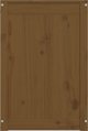 vidaXL Κουτί αποθήκευσης για ρούχα, μέλι καφέ, 44x44x66 εκ., ξύλο πεύκου
