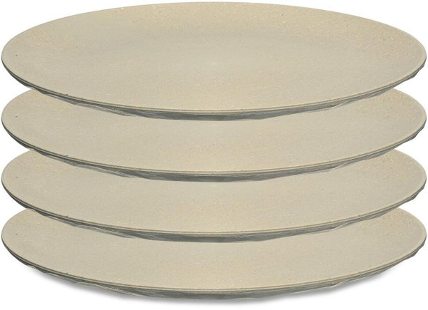 Koziol Club Πιάτα Γλυκού 260mm, Σετ 4 Τεμαχίων, Χρώμα Sand, Ανθεκτικά Πιάτα Φαγητού