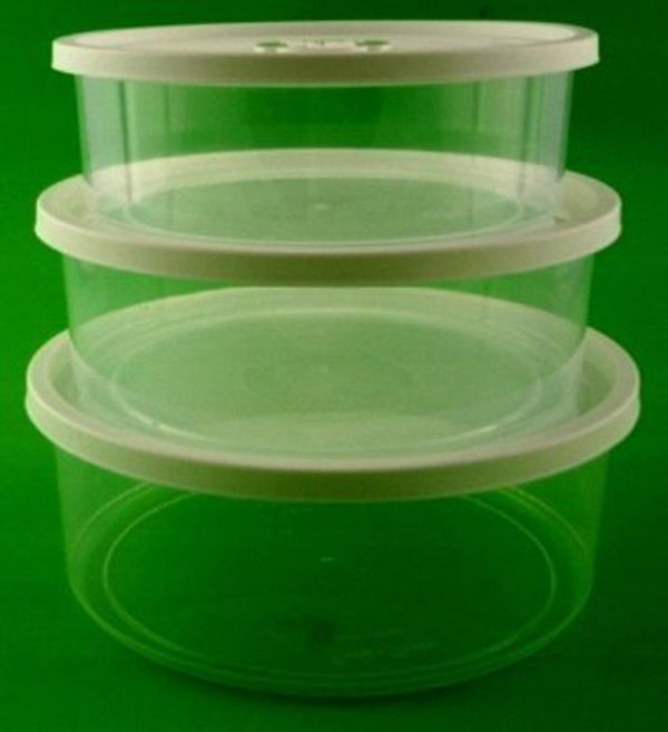 Σετ Δοχεία Φαγητού Katex Multibox Στρογγυλά 750ml, 1000ml & 1500ml - E-480