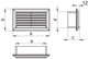 Κάλυμμα για επίπεδο κανάλι 60 x 204 καφέ EL60BR