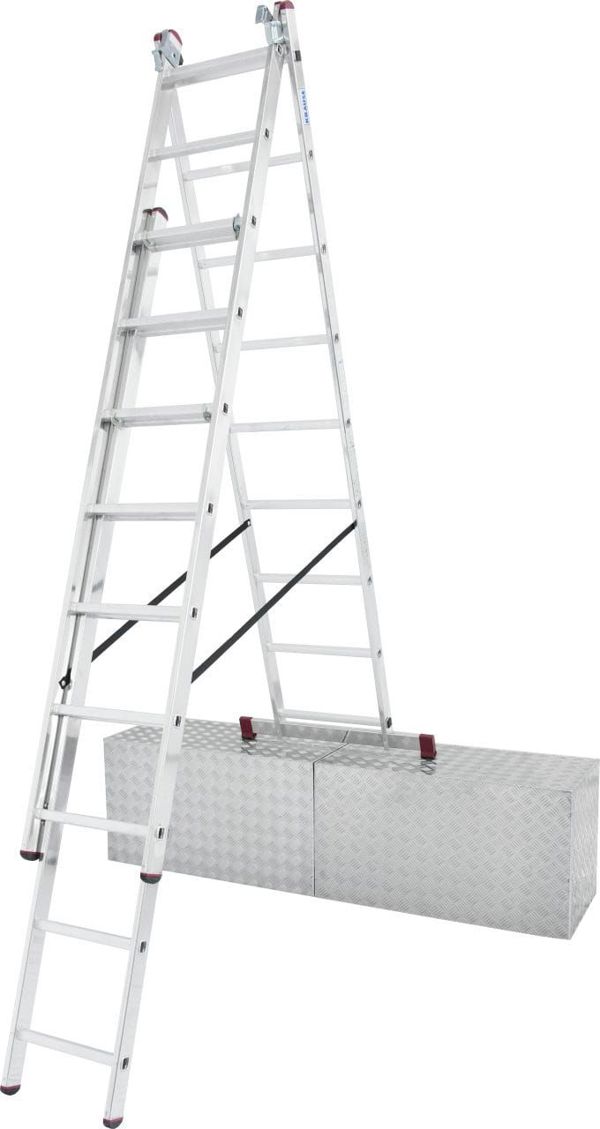 Krause Corda Drabina wielofunkcyjna aluminiowa 9 stopniowa (033390)