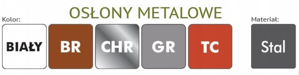Μεταλλική γρίλια με πλέγμα 165x165mm καφέ WX1BR