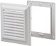 Πλάκα αερισμού 180x250mm με πλέγμα χωρίς πλαίσιο λευκή EL250AU