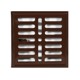 Kratka metalowa malowana brazowa 140x140mm