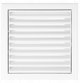 Kratka wentylacyjna regulowana 154x154 mm biala MW100ARK
