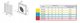 Kratka wentylacyjna regulowana 154x154 mm biala MW100ARK