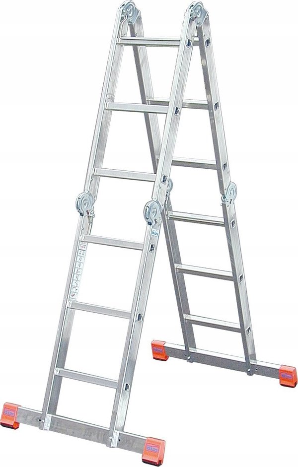 Krause Drabina przegubowa Multimatic 4x3 z platforma