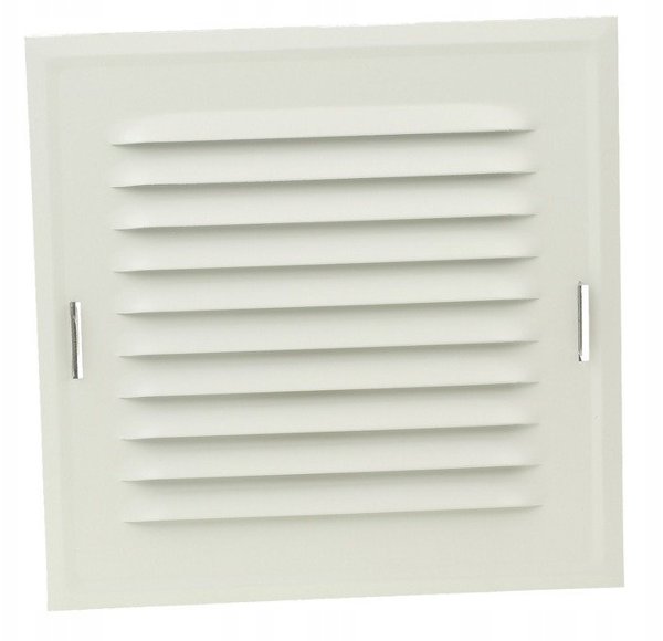KRATKA METALOWA SKOÅNA W RAMCE Z SIATKÄ 14*14CM BIAÅA