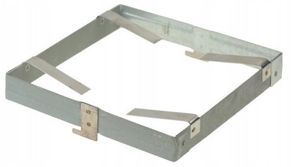 KRATKA METALOWA SKOÅNA W RAMCE Z SIATKÄ 14*14CM BIAÅA