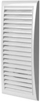 Γρίλια αερισμού με δίχτυ 142x298mm λευκή MW128