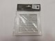 Kratka wentylacyjna MWR 150X150mm με δίχτυ και στηρίγματα στερέωσης λευκή MWR150X150