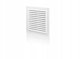 Kratka wentylacyjna MWR 150X150mm με δίχτυ και στηρίγματα στερέωσης λευκή MWR150X150