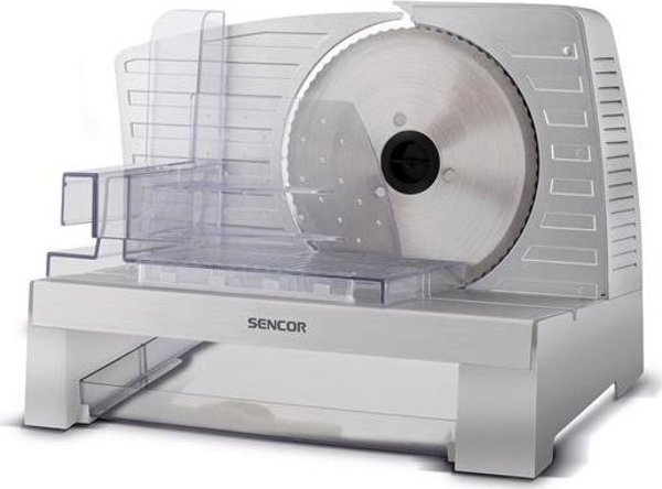 Sencor SFS 3050SS Ηλεκτρικός Κόφτης Τροφίμων με Ανοξείδωτο Μαχαίρι 170mm, Ρυθμιζόμενο Πλάτος Κοπής 0-23mm