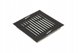 KRATKA METALOWA SKOÅNA W RAMCE Z SIATKÄ 14*14CM GRAFIT MAT