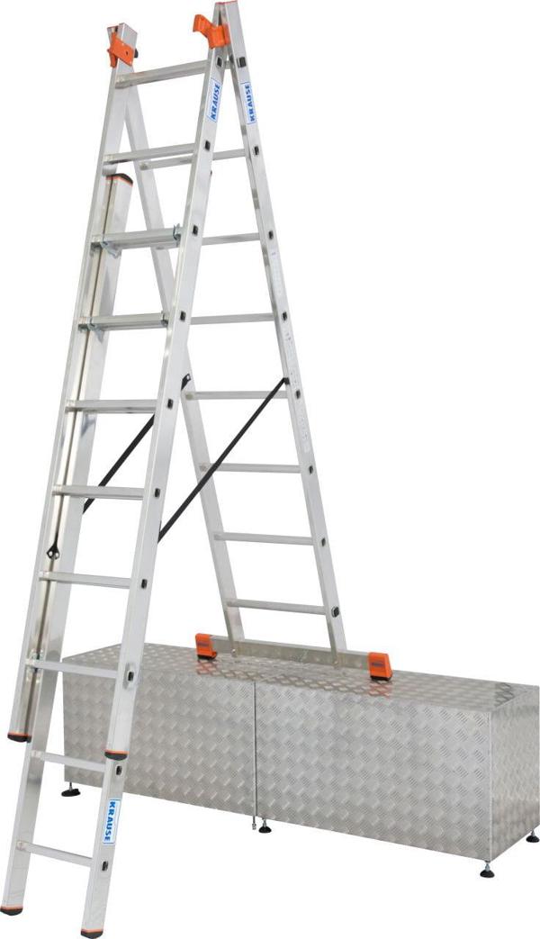 Krause Monto Tribilo Διπλή Ανεξάρτητη Αλουμινένια Σκάλα 24 Σκαλιά