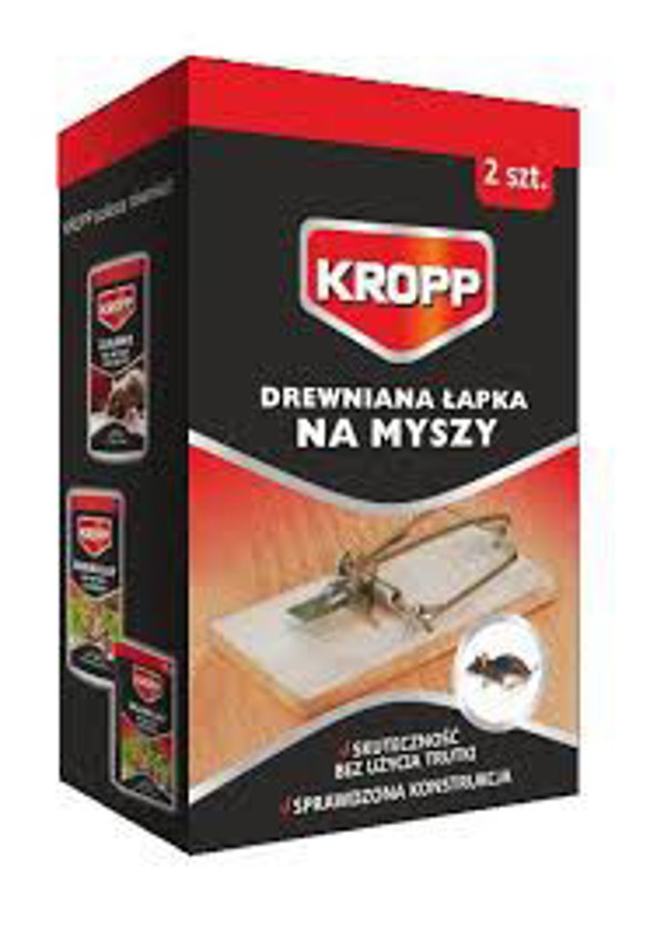 Kropp Lapka na myszy drewniana 2szt
