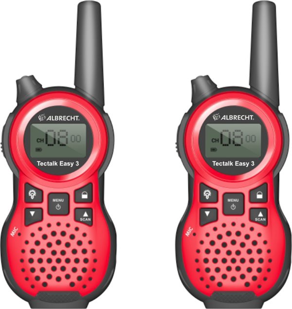 Κοντινόφωνο Albrecht Tectalk Easy 3 σετ των δύο