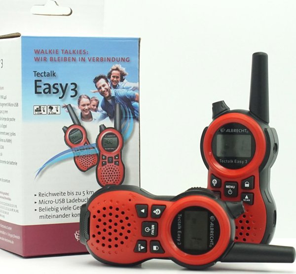 Κοντινόφωνο Albrecht Tectalk Easy 3 σετ των δύο