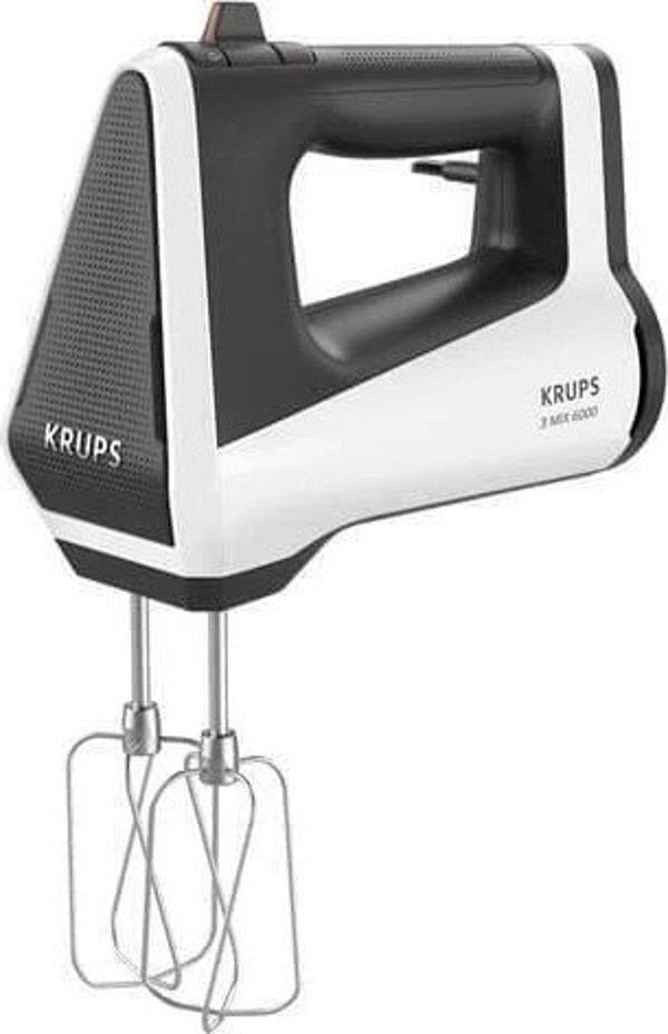 Krups 3 Mix 6000 GN 6021 Μίξερ Χειρός 500W Λευκό