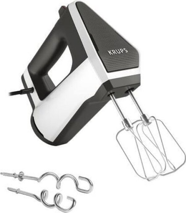Krups 3 Mix 6000 GN 6021 Μίξερ Χειρός 500W Λευκό