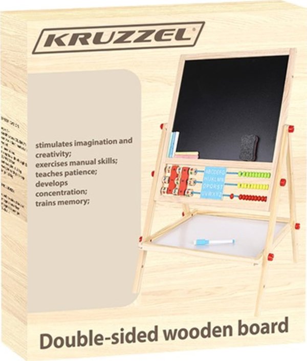 Kruzzel Tablica dwustronna drewniana Kruzzel 22472