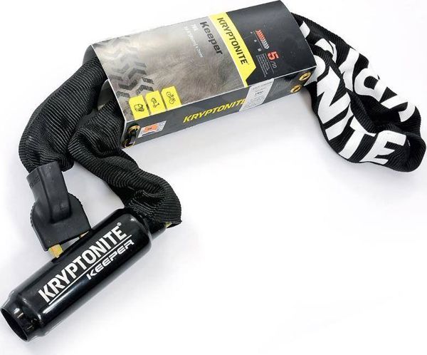 Kryptonite Κλείδωμα αλυσίδας με λουκέτο Keeper 785 Integrated Chain 85cm