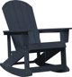 Κουνιστή Καρέκλα Adirondack Μπλε 73.5x92x90 cm HDPE
