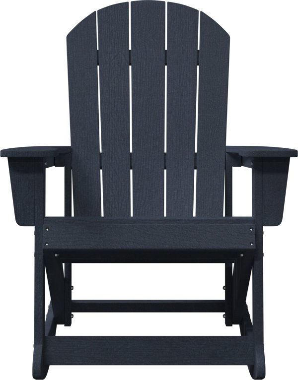 Κουνιστή Καρέκλα Adirondack Μπλε 73.5x92x90 cm HDPE