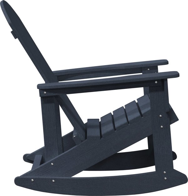 Κουνιστή Καρέκλα Adirondack Μπλε 73.5x92x90 cm HDPE