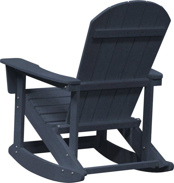 Κουνιστή Καρέκλα Adirondack Μπλε 73.5x92x90 cm HDPE