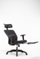 Office Products Καρέκλα Γραφείου Zakynthos, Ρυθμιζόμενα Υποβραχιόνια, Μαύρο Χρώμα