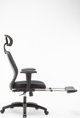 Office Products Καρέκλα Γραφείου Zakynthos, Ρυθμιζόμενα Υποβραχιόνια, Μαύρο Χρώμα