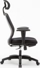 Office Products Καρέκλα Γραφείου Zakynthos, Ρυθμιζόμενα Υποβραχιόνια, Μαύρο Χρώμα