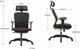 Office Products Καρέκλα Γραφείου Zakynthos, Ρυθμιζόμενα Υποβραχιόνια, Μαύρο Χρώμα