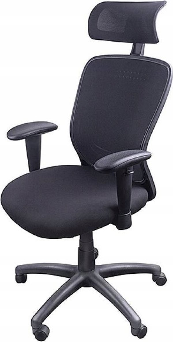Office Products Καρέκλα Γραφείου Santorini, Εργονομική με Δίχτυ, Μαύρη