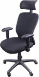 Office Products Καρέκλα Γραφείου Santorini, Εργονομική με Δίχτυ, Μαύρη