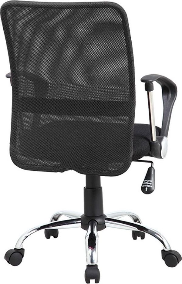 Καρέκλα Γραφείου Office Products Lipsi Με Μπράτσα, Ρυθμιζόμενη Πλάτη, Μαύρη