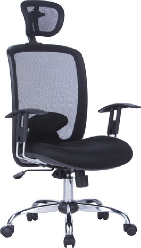 Office Products Καρέκλα Γραφείου Samos, Με Μπράτσα, Μαύρη