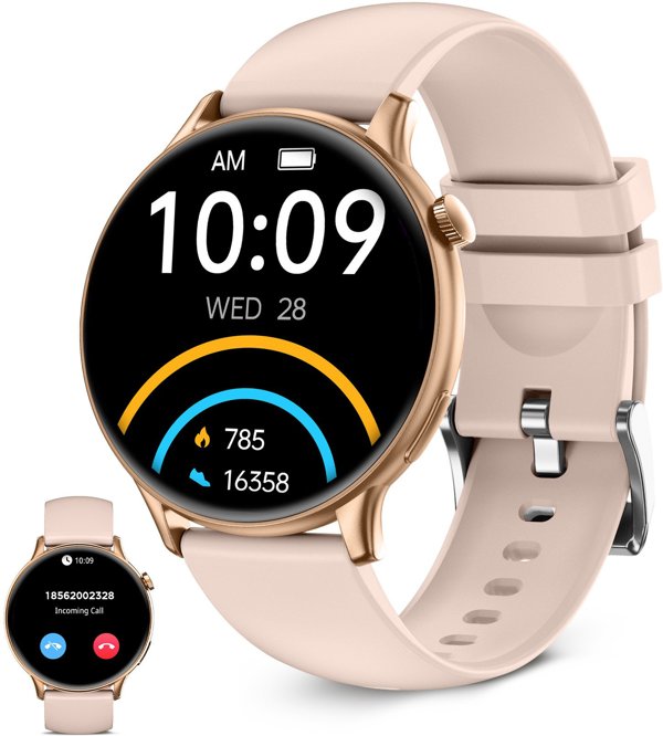 Ksix Core 2 Smartwatch AMOLED 1.43” Bluetooth Ροζ
