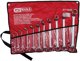 KS Tools KS Tools Double Ring Spanner-Set cranked, 11-pi. 6-32mm 517.0222
