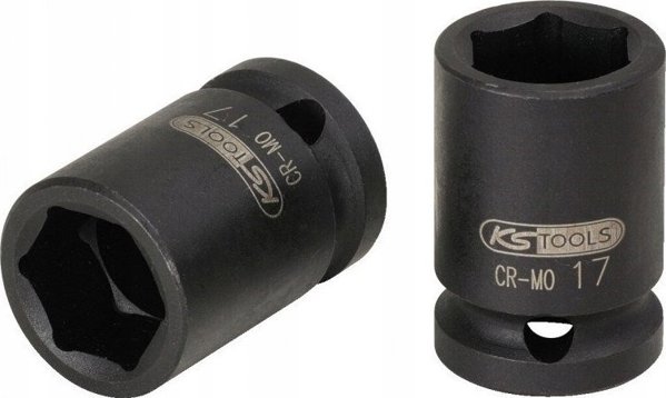 KS Tools Smūginių galvučių komplektas, trumpos 1/2" 10-24mm 12-vnt, KS Tools
