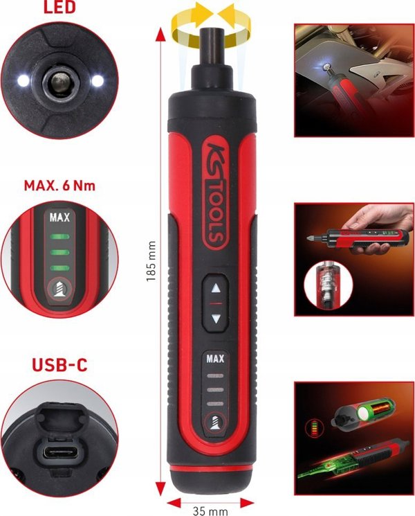 KS Tools eMonster rechargable grinder set, 50 pcs, KS Tools