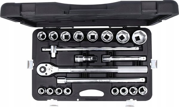 KS Tools KS Tools 3/4  Socket Set 21 pcs hexagonal