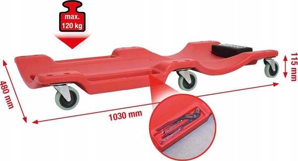 KS Tools Gultas su ratukais 1030x480x115mm, KS Tools