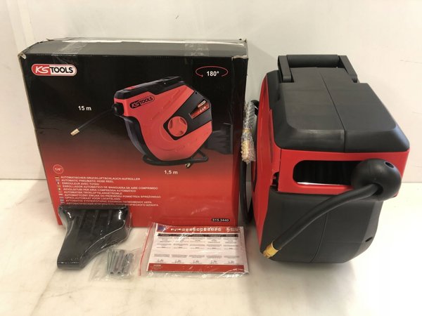 KS Tools KS Tools Automatic Pneumatic Hose Reel, d 10mm x 15m