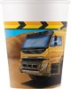 Χάρτινα ποτήρια Construction 200ml 8τεμ