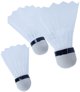 Kubisport Lotki do Badmintona Plastikowe Zestaw Białe do Zabawy Gry KUBISPORT 3 szt.