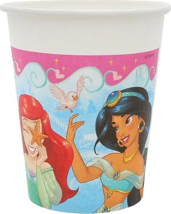 Χάρτινα ποτήρια Princess Live Story 200ml 8τμχ